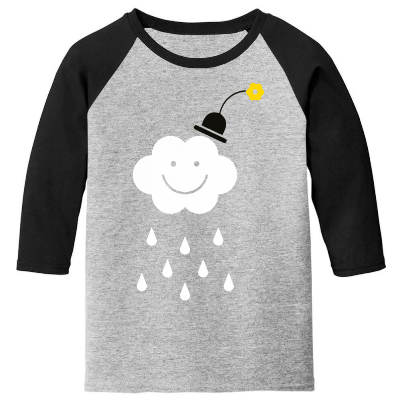 Smiling Raincloud T Shirt Youth 3/4 Sleeve by prakoso77 | Artistshot