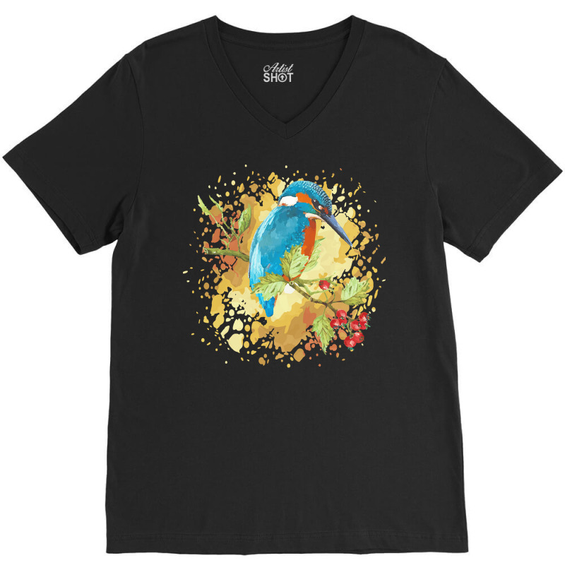 Birds Illustration T  Shirtbird T  Shirt (39) V-neck Tee | Artistshot