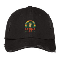 Latina Af Vintage Retro Latinas For Latino Women Vintage Cap | Artistshot