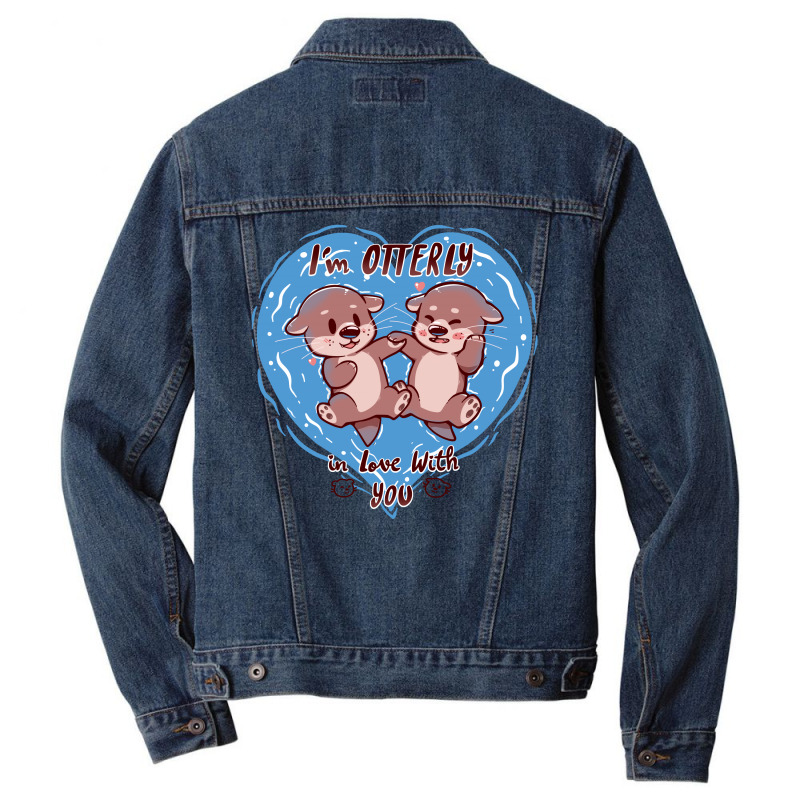 Otterly In Love Men Denim Jacket | Artistshot