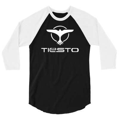 Tiesto Bird Logo 3/4 Sleeve Shirt Designed By Mdk Art