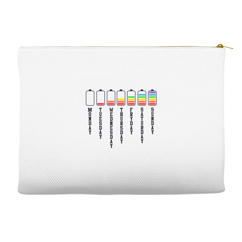 Days Of The Week Accessory Pouches | Artistshot