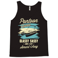 Pontoon Boat Queen Classy Sassy And A Bit Assy Pontoon Boat 24 Boat Bo Tank Top | Artistshot