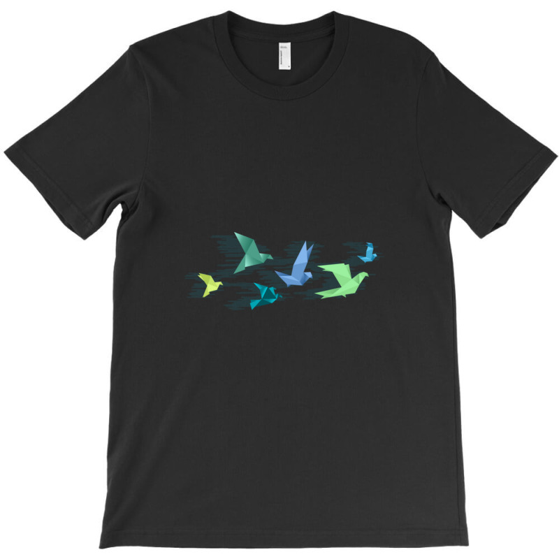 Migration Of Paper Bird T-shirt | Artistshot