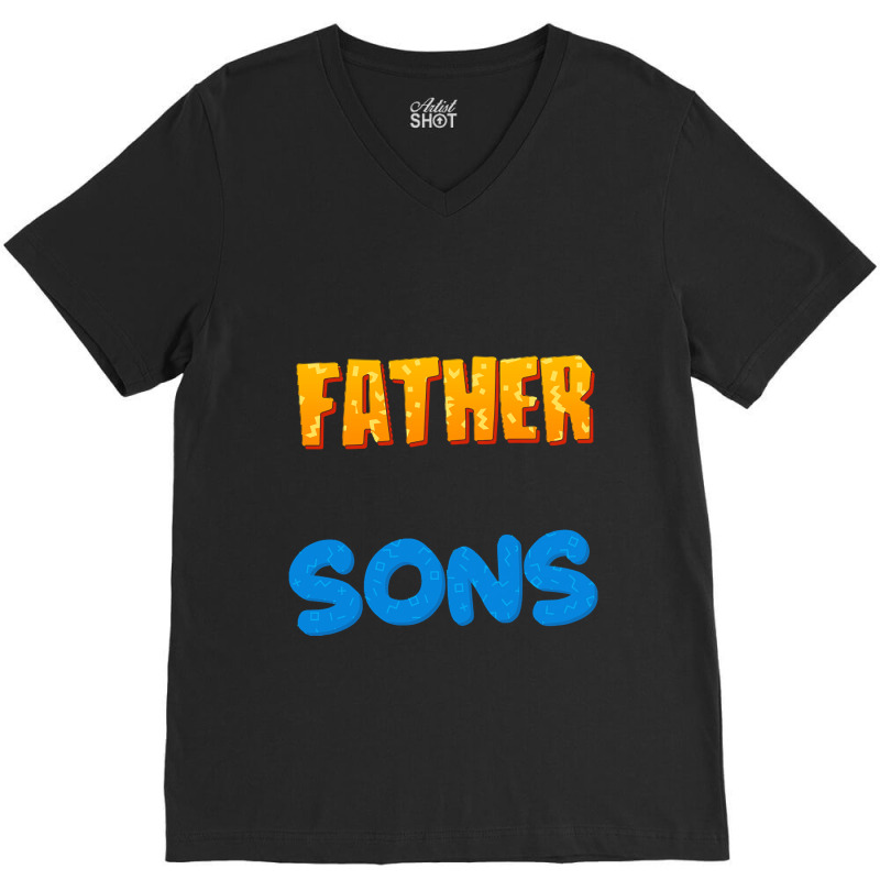 Father Of Sons T  Shirt I Am A Father Of Two Sons T  Shirt V-neck Tee | Artistshot