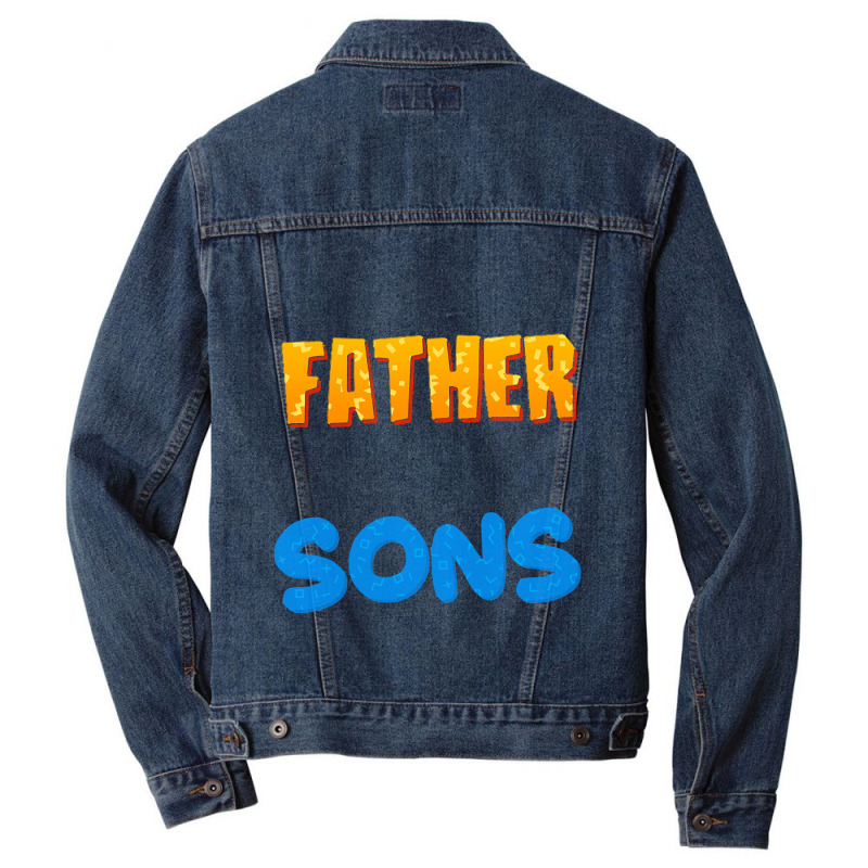 Father Of Sons T  Shirt I Am A Father Of Two Sons T  Shirt Men Denim Jacket | Artistshot