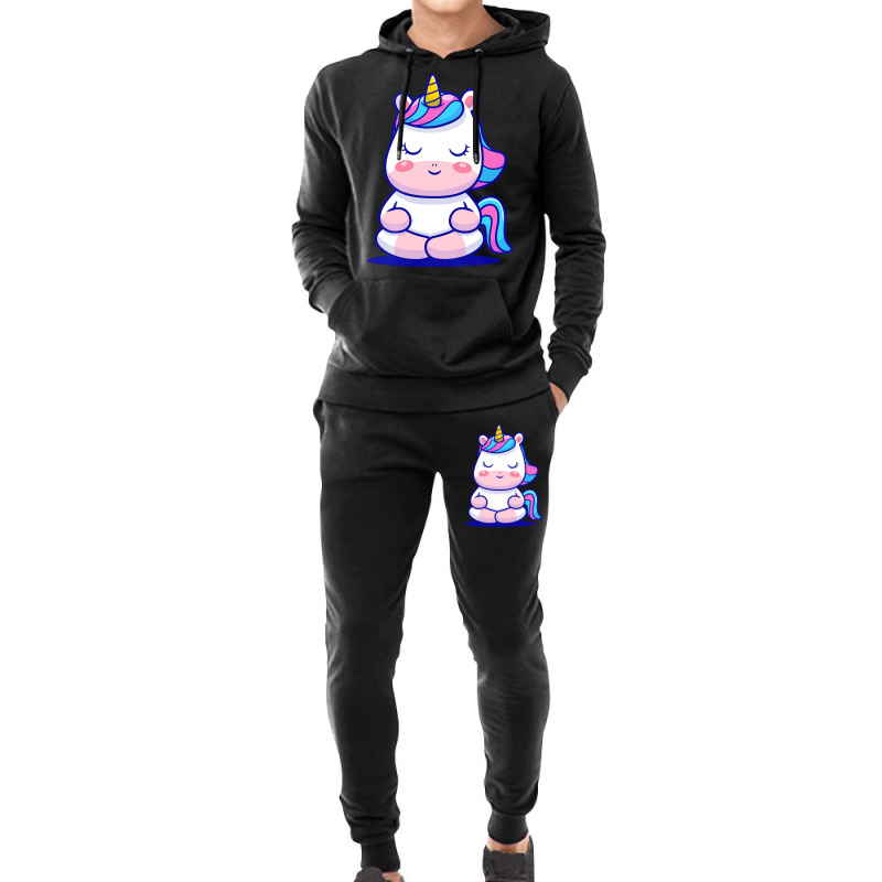 Meditation T  Shirt Cute Unicorn Meditation T  Shirt Hoodie & Jogger set by cabotageevolve | Artistshot