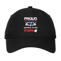 Proud Air National Guard Grandma Air Force Veterans Day Mens T Shirt Adjustable Cap | Artistshot