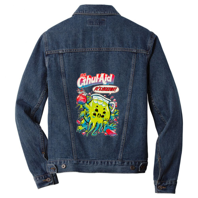 Cthul Aid Men Denim Jacket by ARpemie | Artistshot