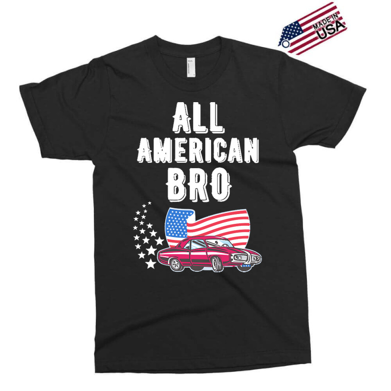 Independence Day T  Shirt All American Bro 4th Of July Shirt T  Shirt Exclusive T-shirt | Artistshot