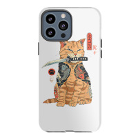 Cat Samurai Shirt Japanese Samurai Ninja Cat Kawaii Tattoo T Shirt Iphone 13 Pro Max Case | Artistshot