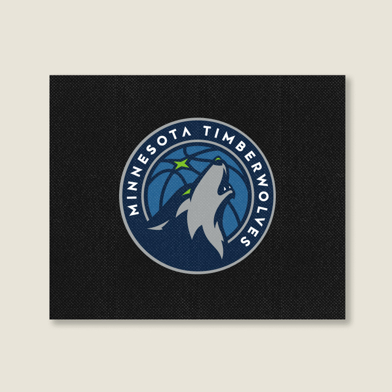 The-minnesota-timberwolves-pen Landscape Canvas Print | Artistshot