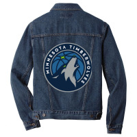 The-minnesota-timberwolves-pen Men Denim Jacket | Artistshot