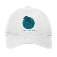 Clark County Wa Osprey Sea Green Raptor Ocean Bird T Shirt Adjustable Cap | Artistshot