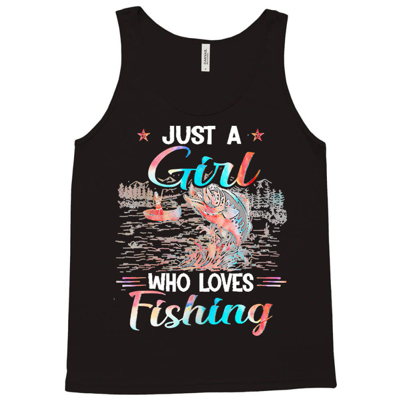 Fishing T  Shirt A Girl Loves Fishing T  Shirt Tank Top | Artistshot