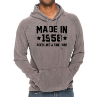 Made In 1958 Aged Like A Fine Wine Vintage Hoodie | Artistshot