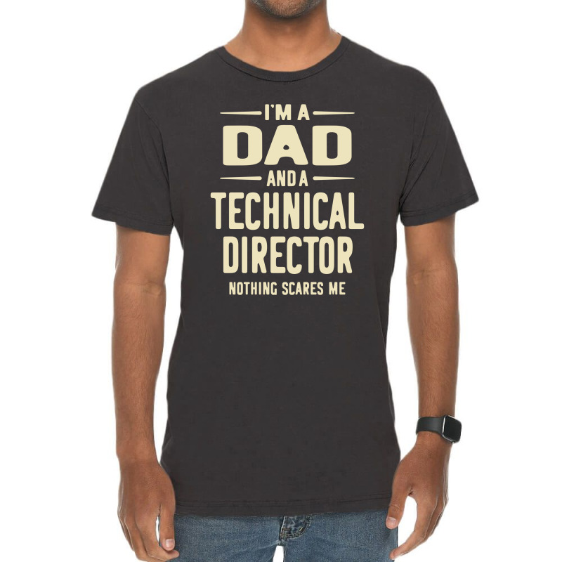 Technical Director Gift Funny Job Title Profession Birthday Idea Vintage T-shirt | Artistshot