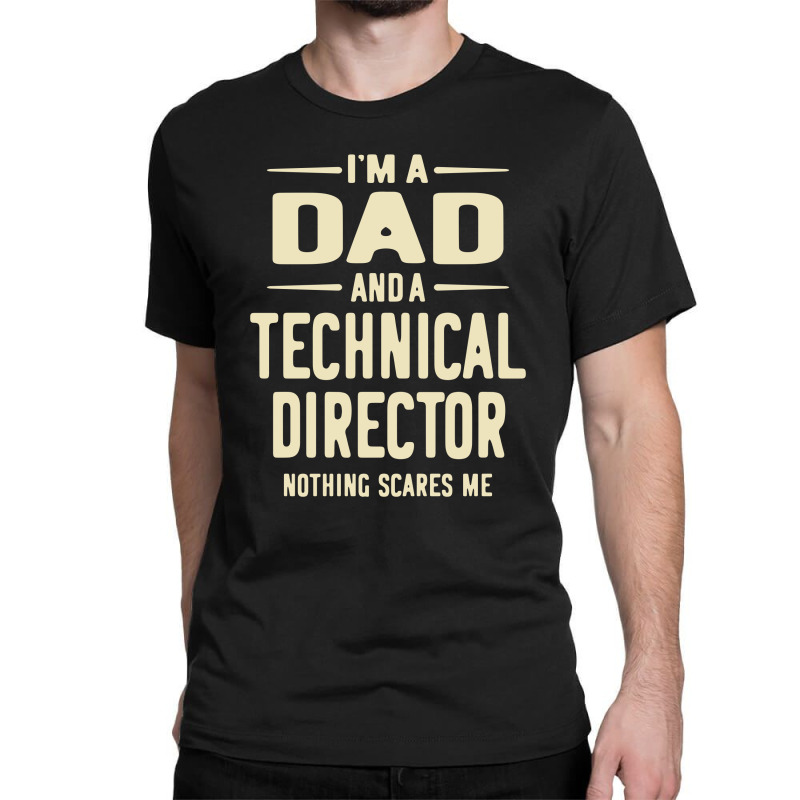 Technical Director Gift Funny Job Title Profession Birthday Idea Classic T-shirt | Artistshot