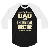 Technical Director Gift Funny Job Title Profession Birthday Idea 3/4 Sleeve Shirt | Artistshot