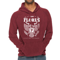 Flores Lifetime Member Vintage Hoodie | Artistshot