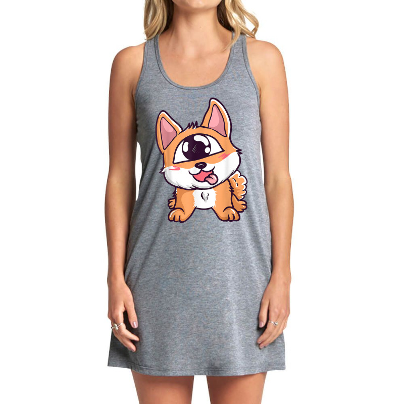 Cute Cyclops Dog Creepy Mutant Monster Round Eye Weird T Shirt Tank Dress by sosieclaton | Artistshot