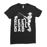 Fishing T  Shirt Cool Dad Fisher Angle Fish Fisherman Funny Fishing T Ladies Fitted T-shirt | Artistshot