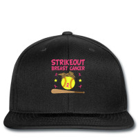 Breast Cancer Strike Out Breast Cancer Awareness Softball Fighters 217 Printed Hat | Artistshot