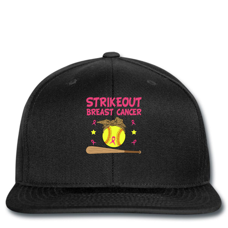 Breast Cancer Strike Out Breast Cancer Awareness Softball Fighters 217 Printed hat by offensejuggler | Artistshot