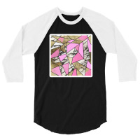 Modern Hand Drawn Black White Geometric Shapes 21264507 3/4 Sleeve Shirt | Artistshot