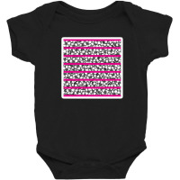 Modern Minimalistic Black Stripe On Coral Red 15023763 Baby Bodysuit | Artistshot