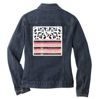 Modern Sparkly Faux Glitter Geometric Triangles 19221820 Ladies Denim Jacket | Artistshot