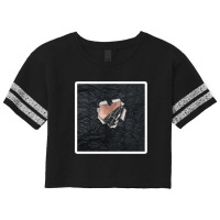 Modern Torn Paper Heart And Rose Gold Marble 21173047 Scorecard Crop Tee | Artistshot