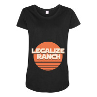 Legalize Ranch Maternity Scoop Neck T-shirt | Artistshot