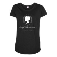 Lady Whisledown Society Paper Maternity Scoop Neck T-shirt | Artistshot