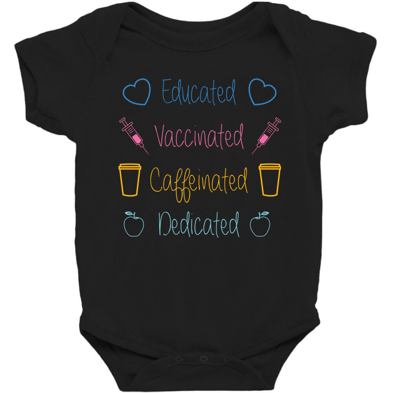 Peace Love And A Vaccine Baby Bodysuit by Parody Quote Design | Artistshot