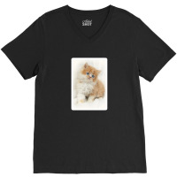 Paradise Doodle 15939859 V-neck Tee | Artistshot