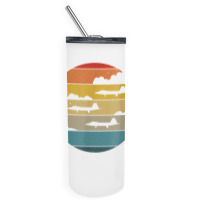 F 22 Raptor Silhouette Retro Sunset Airplanes In Clouds F22 T Shirt Skinny Tumbler | Artistshot