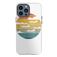 F 22 Raptor Silhouette Retro Sunset Airplanes In Clouds F22 T Shirt Iphone 13 Pro Max Case | Artistshot