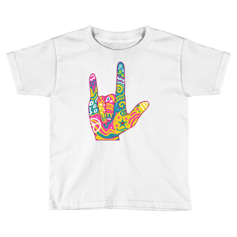 Toddler I Love You Sign Language Shirt
