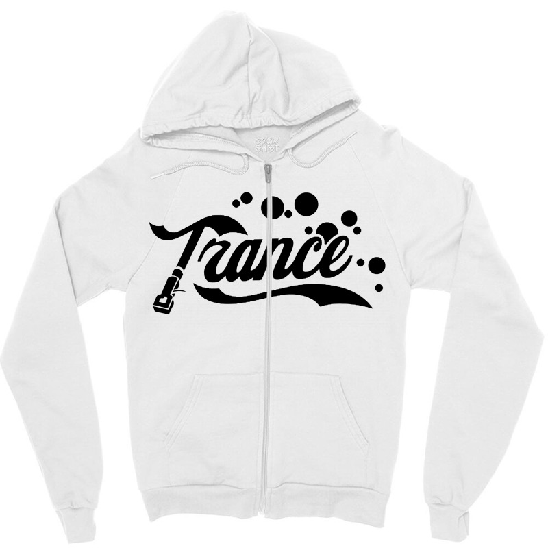 Trance Club Zipper Hoodie by Jovanka Tees | Artistshot