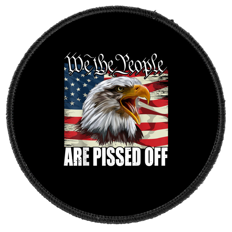 Custom Funny American Flag Bald Eagle We The People Are Pissed Off