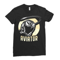 Aviator Aircraft Small Airplane Pilot Private T Shirt Ladies Fitted T-shirt | Artistshot