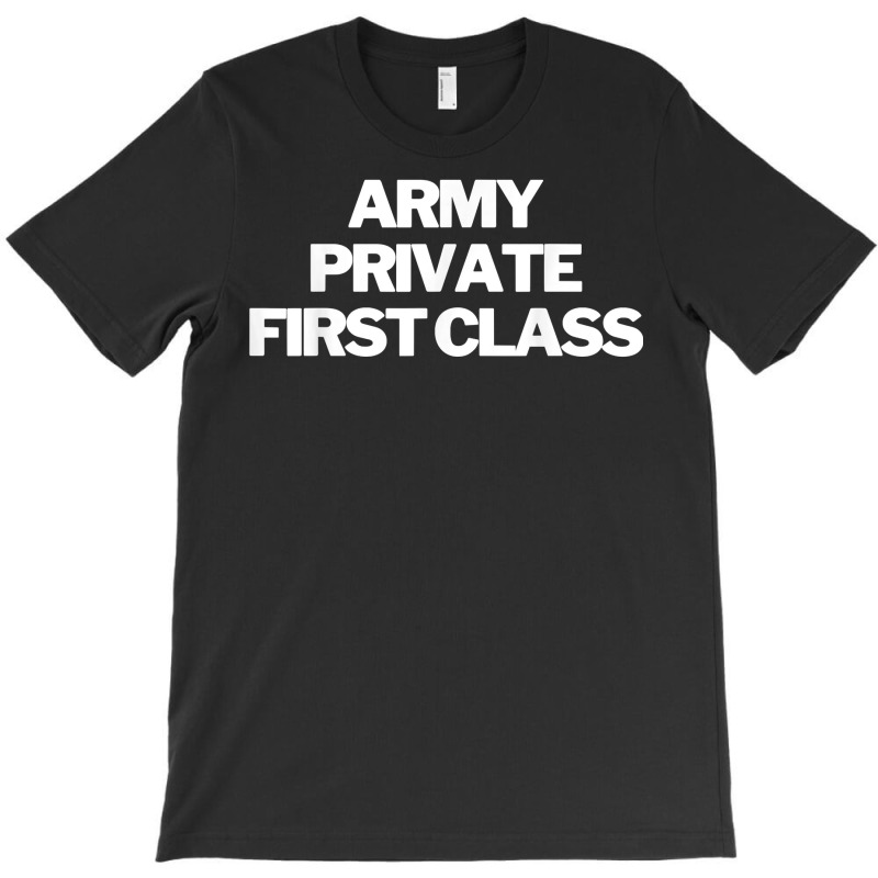 Army Private First Class Insignia Text Apparel U.s Military T Shirt T-Shirt by AshleyPenez | Artistshot