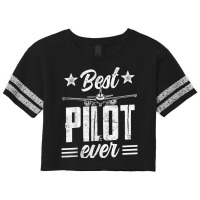 Best Pilot Ever Small Airplane Private Aircraft T Shirt Scorecard Crop Tee | Artistshot