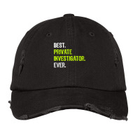 Best Private Investigator Ever T Shirt Vintage Cap | Artistshot