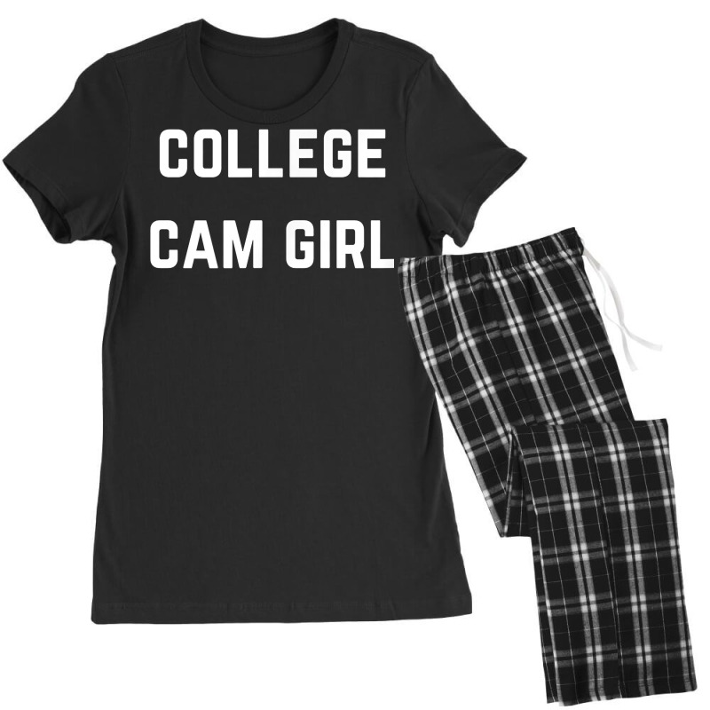 College Cam Girl   Private Webcam Girl T Shirt Women's Pajamas Set by AshleyPenez | Artistshot