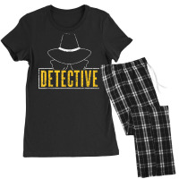 Detective Spy Investigation Investigator Private Detective T Shirt Women's Pajamas Set | Artistshot