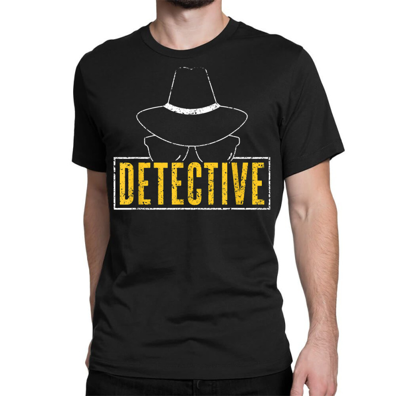 Detective Spy Investigation Investigator Private Detective T Shirt Classic T-shirt by MoczoTenleigh | Artistshot