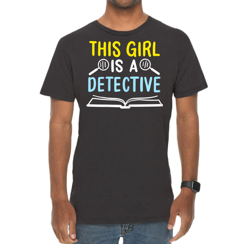 Detective & Private Investigator Fingerprint  Curious Girls T Shirt Vintage T-Shirt by AshleyPenez | Artistshot