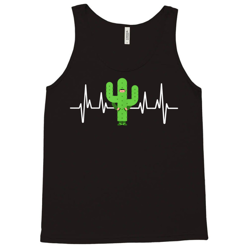 Cactus Detective Heartbeat   Spy And Private Investigator T Shirt Tank Top by sosieclaton | Artistshot